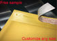 유효한 노란 Kraft 종이 우송 봉투 자동 접착 물개 로고 인쇄