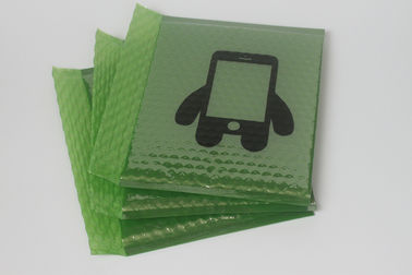 녹색 금속 거품 우편물 150*200+40mm 광택 방수 금속 거품 봉투 배송
